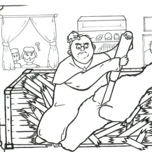 Statue Color-in
